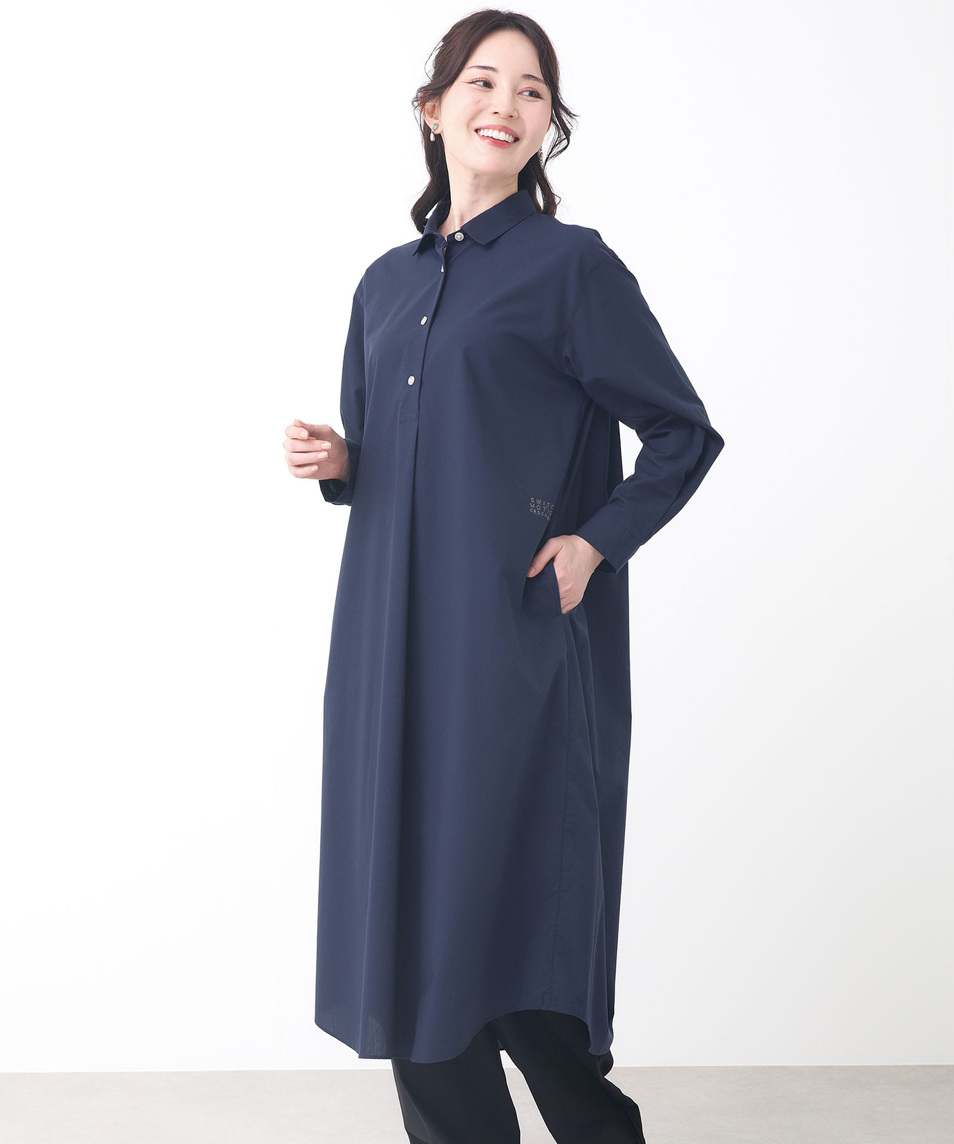 レディース プルオーバー ワンピース【シワになりにくい】通販 [2021