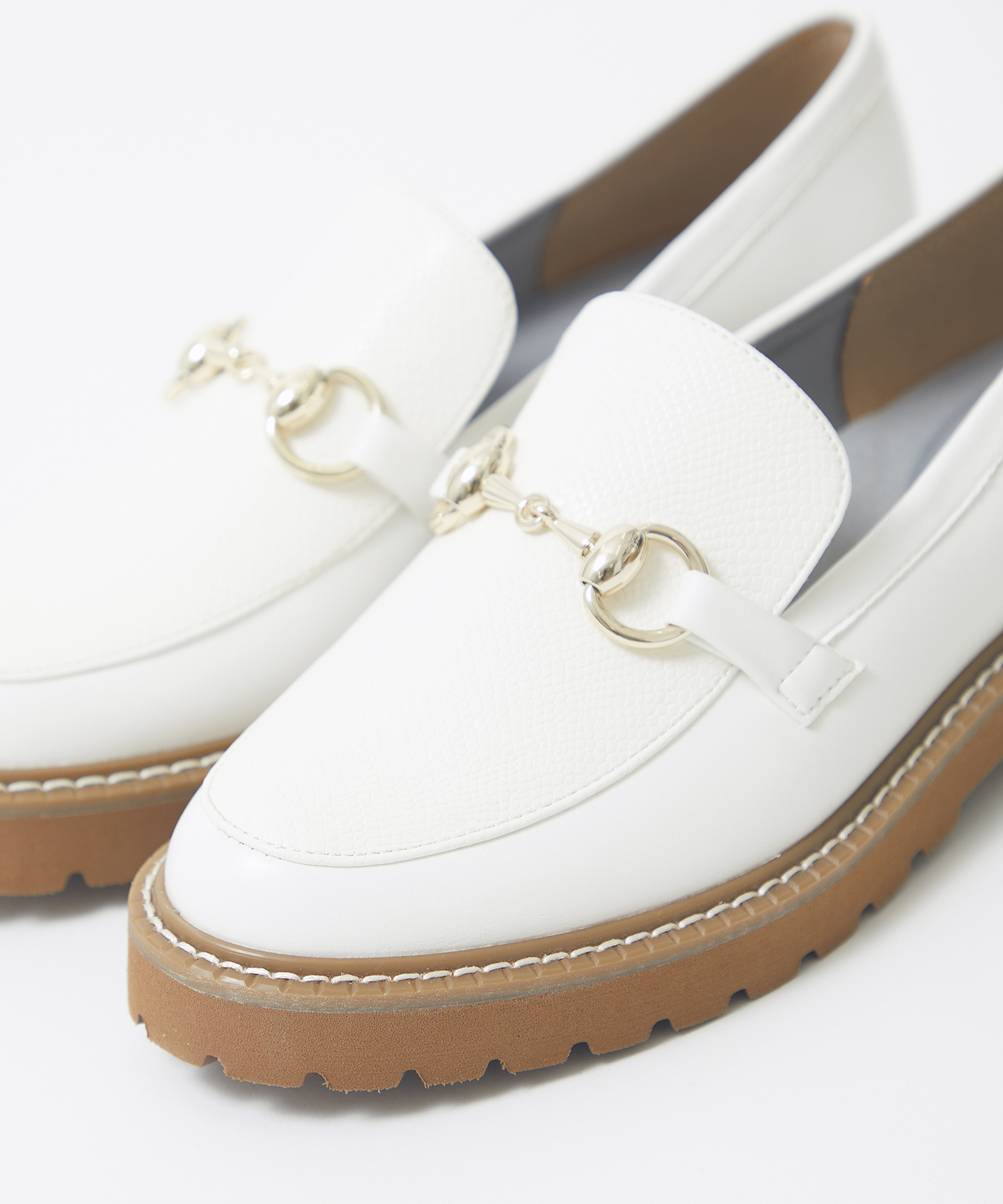 レディース ボリュームソール ビット ローファー【一部店舗限定