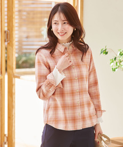 UNDERCOVERISM but beautiful Ⅱ期 チェックシャツ レディース ドビー チェック シャツ通販 [0101-51100] - クロコダイル