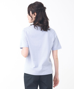レディース コットン フラワープリント Tシャツ通販 [0102-54203