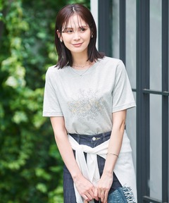 tシャツ Cloche USコットンユーカリプリントTシャツ レディース セール】Cloche USコットンテープたたきセーラーTシャツ（T