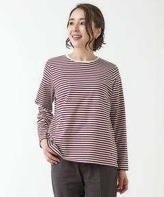レディース コットン マルチボーダー Tシャツ通販 [0102-55219