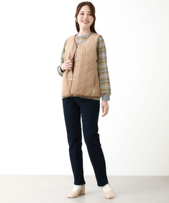 レディース キルティング 中綿 ベスト通販 [0104-55404