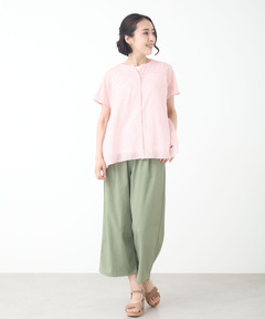 レディース リネンブレンド イージー パンツ通販 [0105-53507