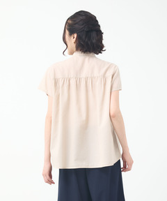 BEIGE, ベイジ 【洗える】BAC バンドカラーブラウス 　36号 BEIGE, ベイジ 【洗える】BAC バンドカラーブラウス 36号 BEIGE