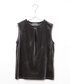 レディース ベロア フロントタック タンクトップ通販 [0202-55253