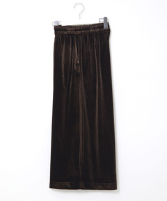 レディース ベロア クロップド丈 キュロットパンツ通販 [0202-55257