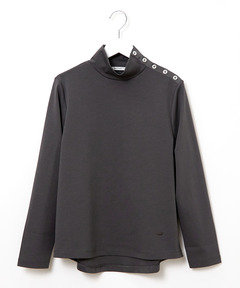 レディース ボタン ハイネック カットソー通販 [0202-58252