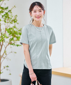 レディース ピンタック リッチ Tシャツ通販 [0202-63252