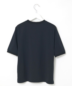 レディース スカラップ リブ Tシャツ通販 [0202-63255] - クロコダイル