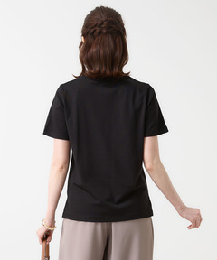 レディース ネックレスプリント 半袖 Tシャツ通販 [0202-63260