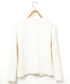 レディース ツイードライク ニット カーディガン通販 [0203-41353