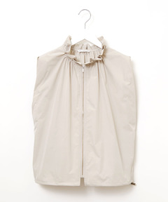 本日迄出品❕【gready brilliant 】エコレザーギャザーブルゾン 本日迄出品❕【gready brilliant 】エコレザーギャザーブルゾン