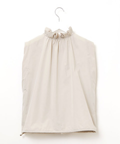 レディース ギャザー ブルゾン ジレ 【手洗いOK】通販 [0204-53454