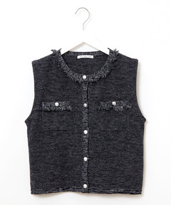 レディース ラメツイード ジレ通販 [0204-55451] - クロコダイル