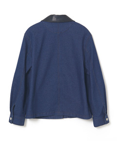 【極美品◦3XL✨】TO BE CHIC 2wayノーカラーデニムジャケット46 レディース 2WAY襟 デニム ジャケット【手洗いOK】通販 [0204-65456