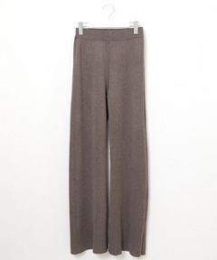 レディース ニット ピンタック パンツ【手洗いOK】【一部店舗限定