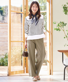 レディース サテン セミワイド パンツ【一部店舗限定】通販 [0205