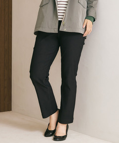 レディース ピケ ストレッチ スリムパンツ通販 [0205-55553