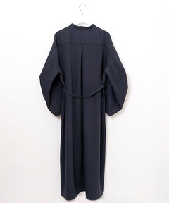 新品タグ付き♪【45R】ウール混紡　カラーブロックワンピース　ウール100% レディース ウールブレンド パフスリーブ ワンピース【一部店舗限定