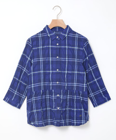 レディース 切り替えデザイン チェック ブラウス【一部店舗限定】通販