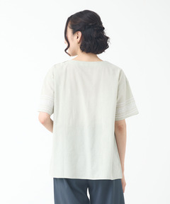 リボン刺繍プルオーバー レディース Vin｜シフォンリボン刺繍プルオーバー | Rakuten Fashion(楽天