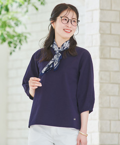 レディース シアーサッカー ボリュームスリーブ ブラウス【オンライン