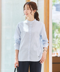 レディース スタンドカラー カットドビー チュニック通販 [0301-55108
