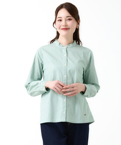 モコ イチアンティークス ダブルフリルブラウス モコ イチアンティーク