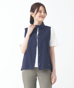 レディース ミニ裏毛 ハイネック ベスト通販 [0302-43205