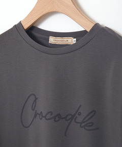 レディース プレーティング天竺 ロゴ Tシャツ通販 [0302-53215