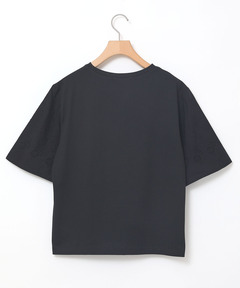 レディース コットン 五分袖 刺繍 Tシャツ通販 [0302-53220