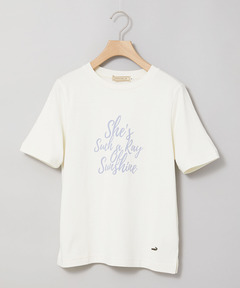 レディース コットン ロゴプリント Tシャツ通販 [0302-54204