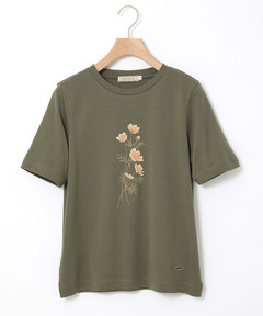 レディース コスモス プリント Tシャツ通販 [0302-55205