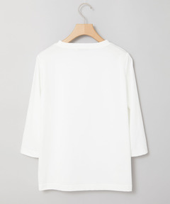 レディース リボンロゴプリント 七分袖 Tシャツ通販 [0302-55206