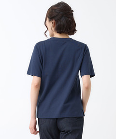 レディース フラワーモチーフ 半袖 Tシャツ通販 [0302-63209