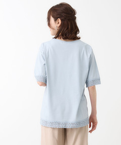レディース レース チュニック丈 Tシャツ通販 [0302-63236