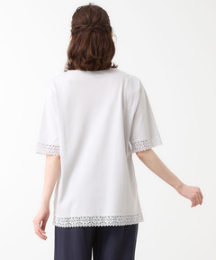レディース レース チュニック丈 Tシャツ通販 [0302-63236