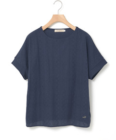 レディース 刺繍切り替え プルオーバー カットソー【オンライン