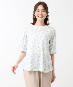 レディース 花柄 チュニック Tシャツ【UVカット】【オンラインショップ