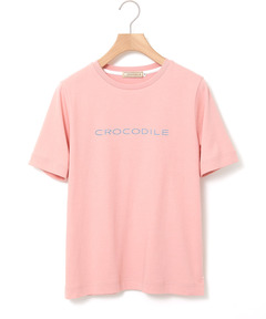 レディース ロゴプリント 半袖 Tシャツ【吸汗速乾】【オンライン