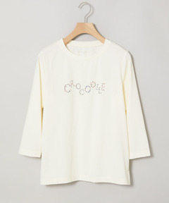レディース ロゴプリント 七分袖 Tシャツ通販 [0302-65206