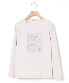 レディース 長袖 プリント Tシャツ【オンラインショップ・一部店舗限定