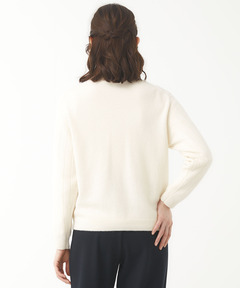 レディース カシミヤ ケーブル プルオーバーニット【一部店舗限定