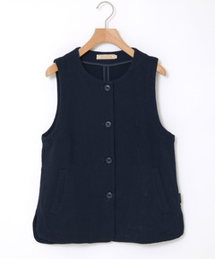 レディース ツイード ノーカラー ベスト通販 [0304-55400