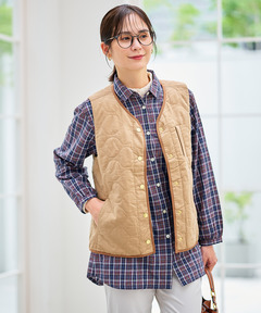 レディース キルティング 中綿 ベスト通販 [0304-55404