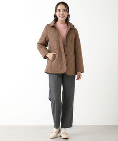 レディース クロコダイルタータン ダイヤキルト 中綿 ジャケット通販