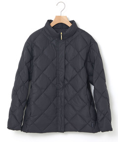 レディース 2WAYフード キルトダウン ジャケット【撥水加工】通販