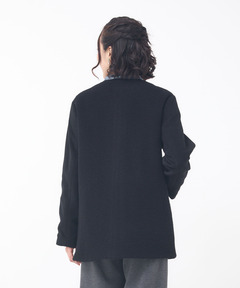 レディース 中綿 ノーカラー ジャケット通販 [0304-57404