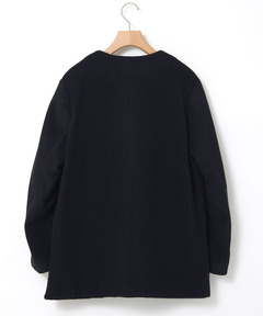 レディース 中綿 ノーカラー ジャケット通販 [0304-57404